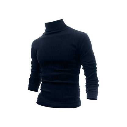 Herren Turtleneck Pullover Langarm Baumwolle Premium Qualität