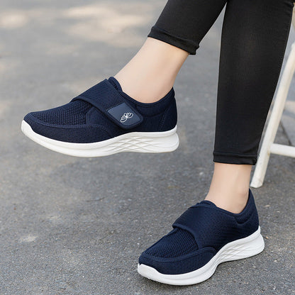 Damen Bequeme Schuhe Mit Klettverschluss Komfortabel