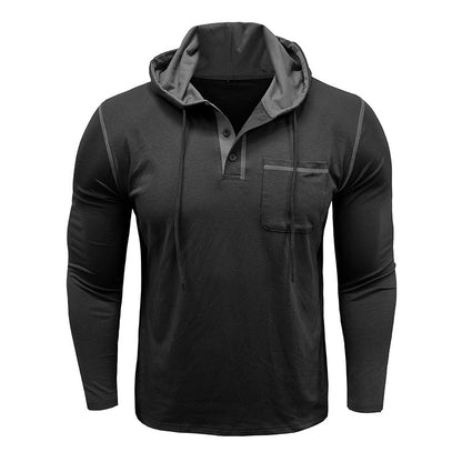 Herren Langarmshirt Kapuzenpullover Modern Style