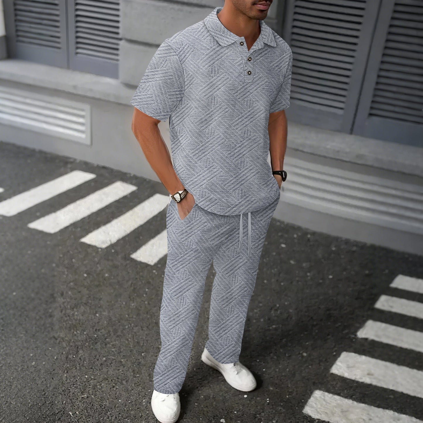 Herren Freizeit-Outfit Sportlich Modern Berlin Style