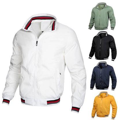 Herren Windjacke Sportlich Wasserdicht Atmungsaktiv - BerlinGlamour