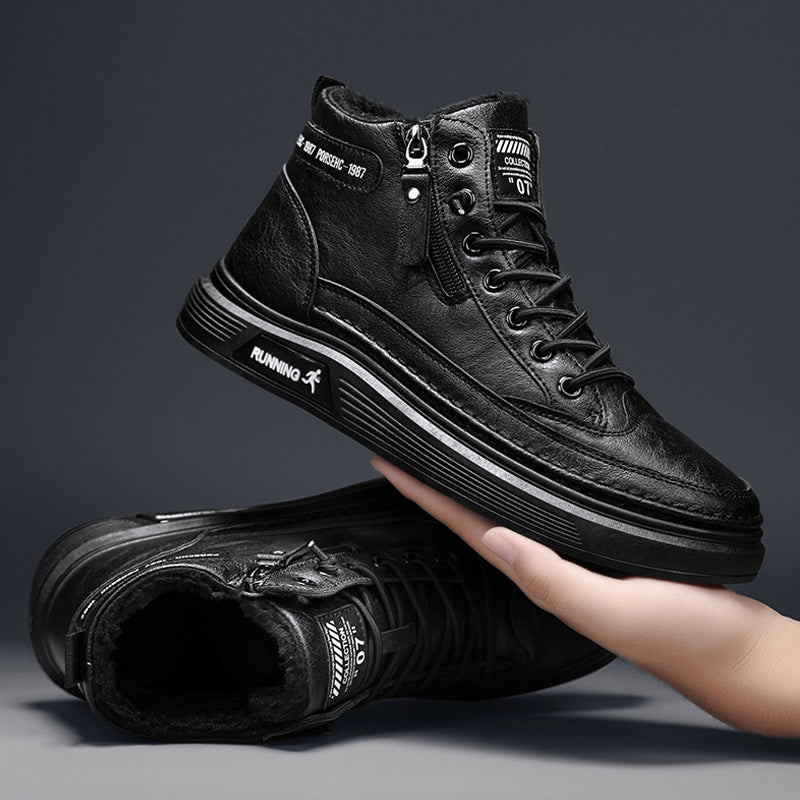 Damen Sneaker Hochgeschnittene Warm Isoliert Rutschfest
