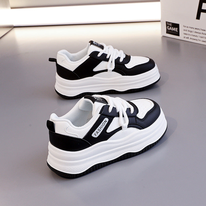 Damen Sneaker Sportlich Chunky Bequem Luftdurchlässig