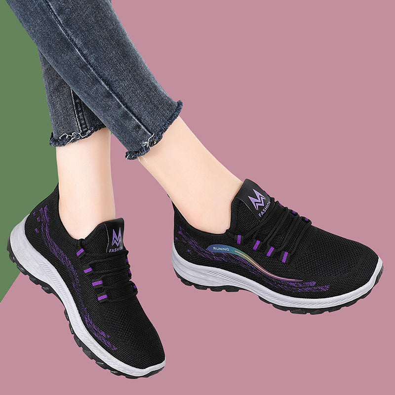 Damen Fitness-Sneaker Atmungsaktiv Rutschfest Laufschuhe Sport - BerlinGlamour