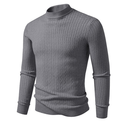 Herren Rollkragenpullover Strick Pullover Modern