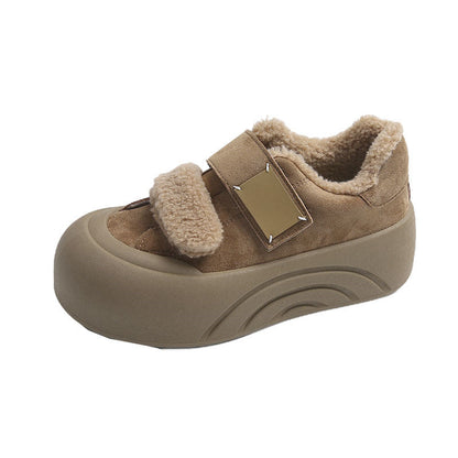 Damen Sneaker Sportlich Kuschelig Fellfutter