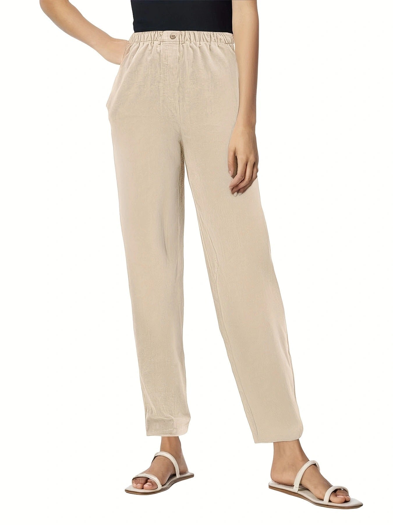 Leichte Damen Sommerhose Bequem Elegant