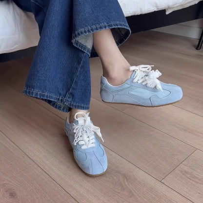 Damen Sneaker Modisch mit Verzierungen Bequem
