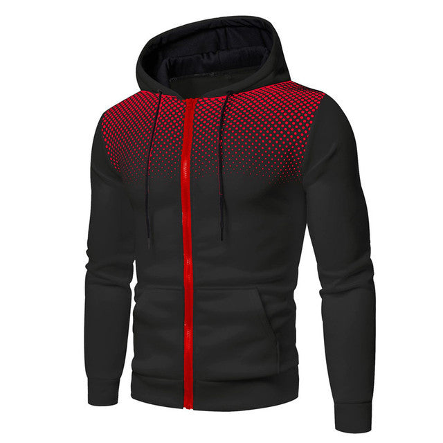 Herren Sportjacke Kapuzenjacke Funktionell Wasserabweisend