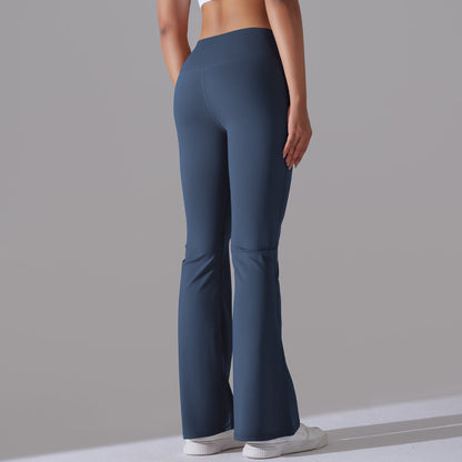 Fitnesshose Damengröße mit Hochem Bund Formende Leggings