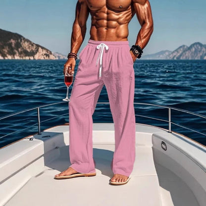 Herren Strandhose Lässig Elastisch Mit Taschen