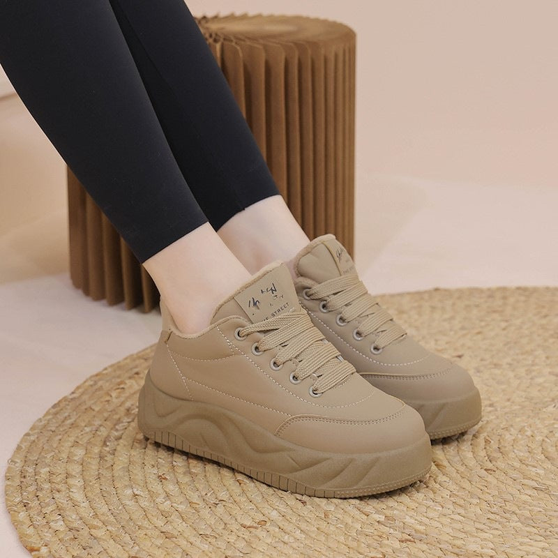 Damen Sneaker Chunky Rutschfest Hoch modisch