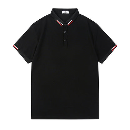 Herren Polo-Shirt Kontrastkragen Modern Sportlich