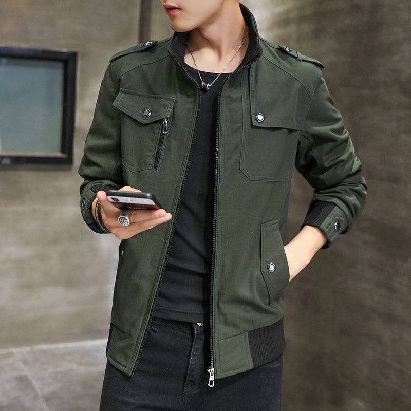 Herren Freizeitjacke Modern mit vielen Taschen