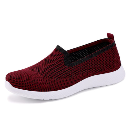 Damen Sneaker Atmungsaktiv Flexibel Mesh Schuhe Bequem