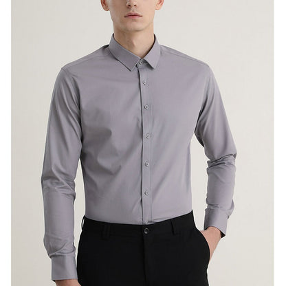 Herren Langarmhemd Slim Fit Baumwolle Berlin Style