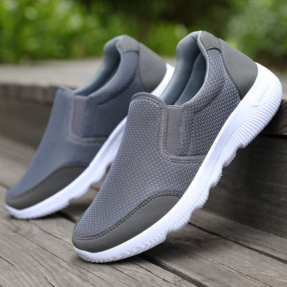 Damen Freizeitschuhe Bequem Slip-On Atmungsaktiv Netzschnürer