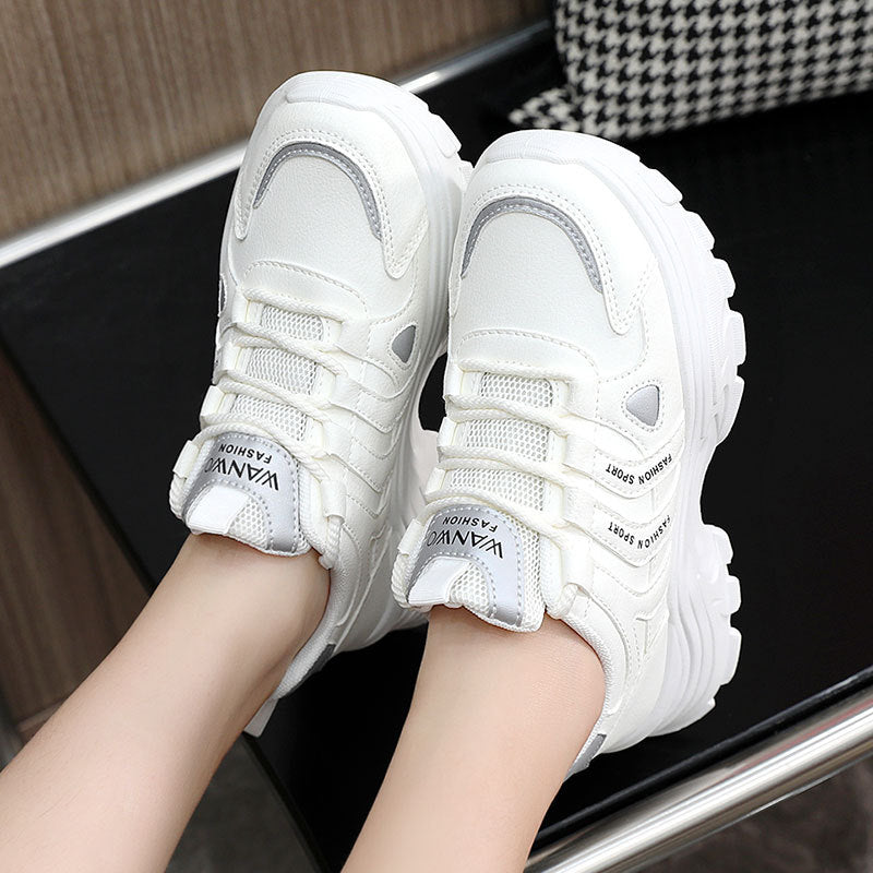 Damen Sneaker Sportlich Retro Komfortabel