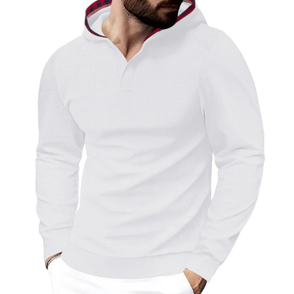 Herren Kapuzensweater Strukturiert Komfortabel Modern - BerlinGlamour