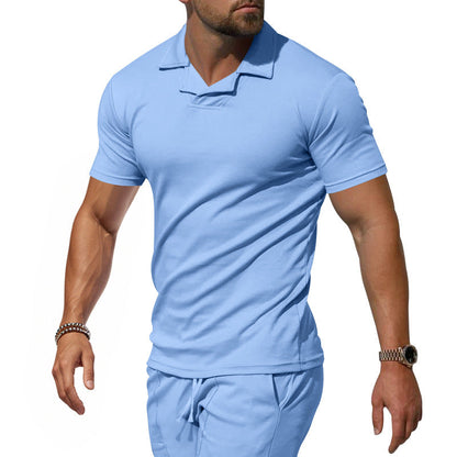 Herren Poloshirt Kurzarm Sportlich Atmungsaktiv Modern