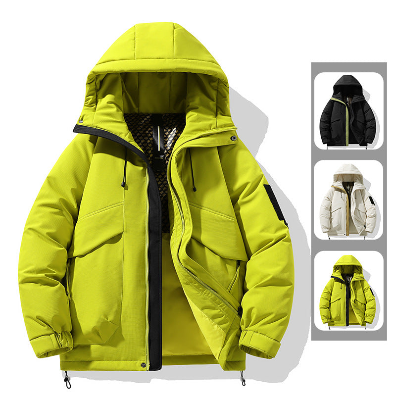Herren Winterjacke Isoliert Wärmedämmend mit Innenfutter - BerlinGlamour