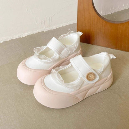 Damen Sneaker Bequem Elastisch Klettverschluss