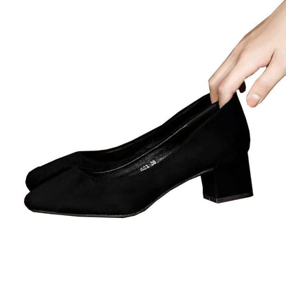 Damen Pumps Hochzeitsschuhe Verziert Blockabsatz Elegante Schuhe