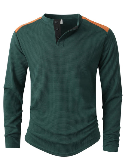 Männer Langarmshirt Strukturdesign Modern Berlin Style