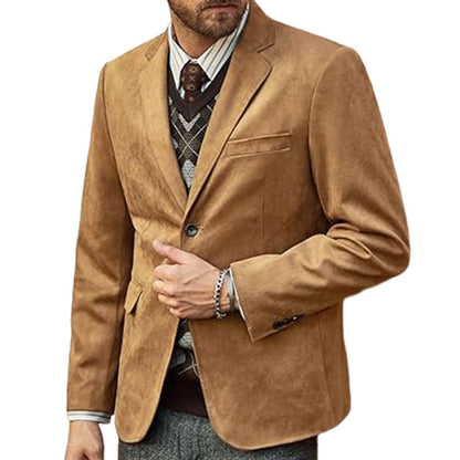 Herren Blazer Moderner Schnitt Mit Feinen Details Elegant