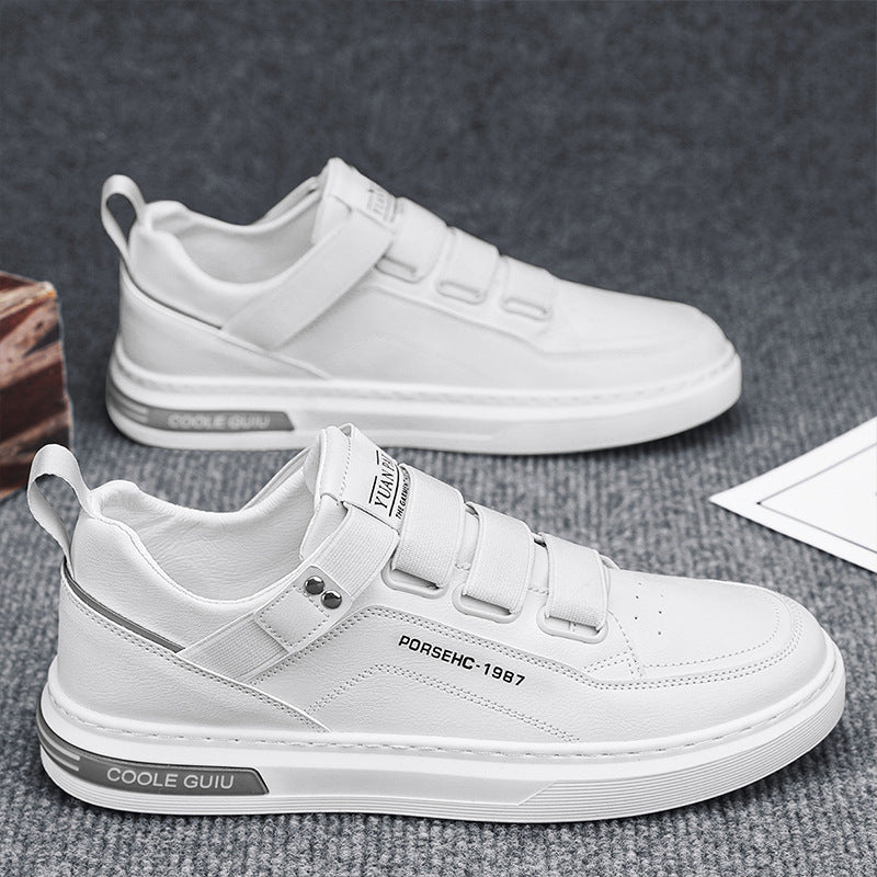 Damen Sneaker Weich Bequem Klettverschluss