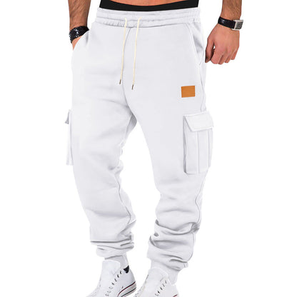 Herren Sweatpants Bequem Cargo mit elastischem Bund