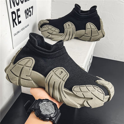Damen Sockensneaker Bequem Rutschfest Sportlich