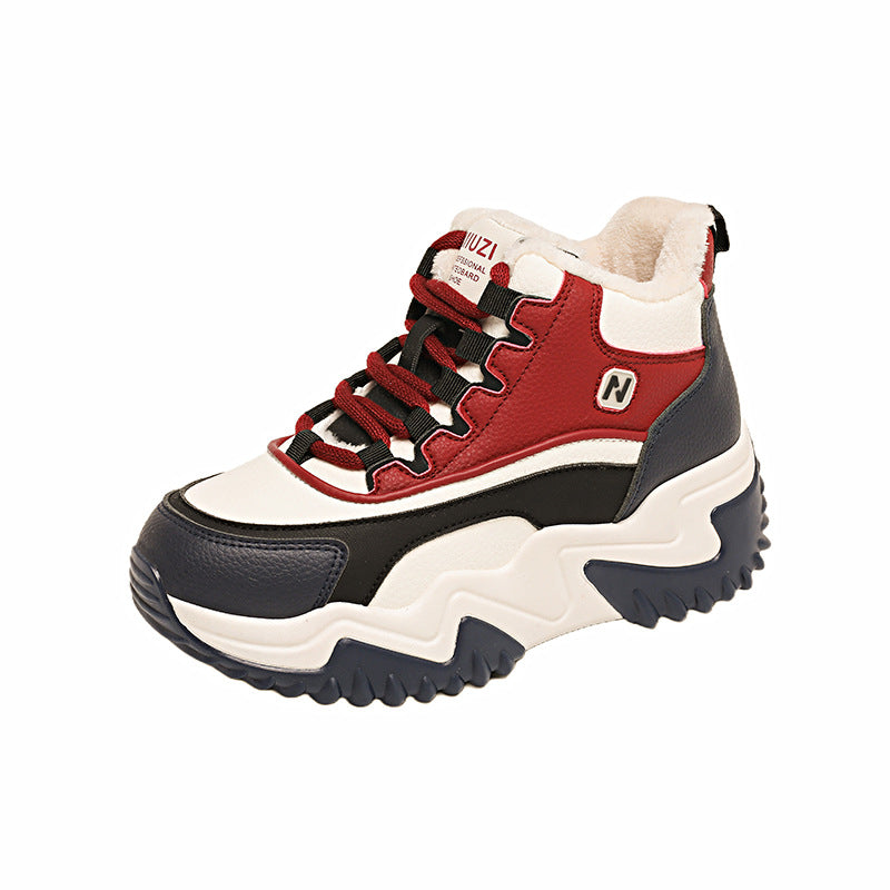Damen Sneaker High-Top Sportlich Dämpfend Komfort