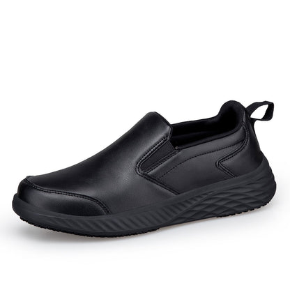 Damen Sneaker Bequem Slip-On Rutschfest Schwarze Schuhe