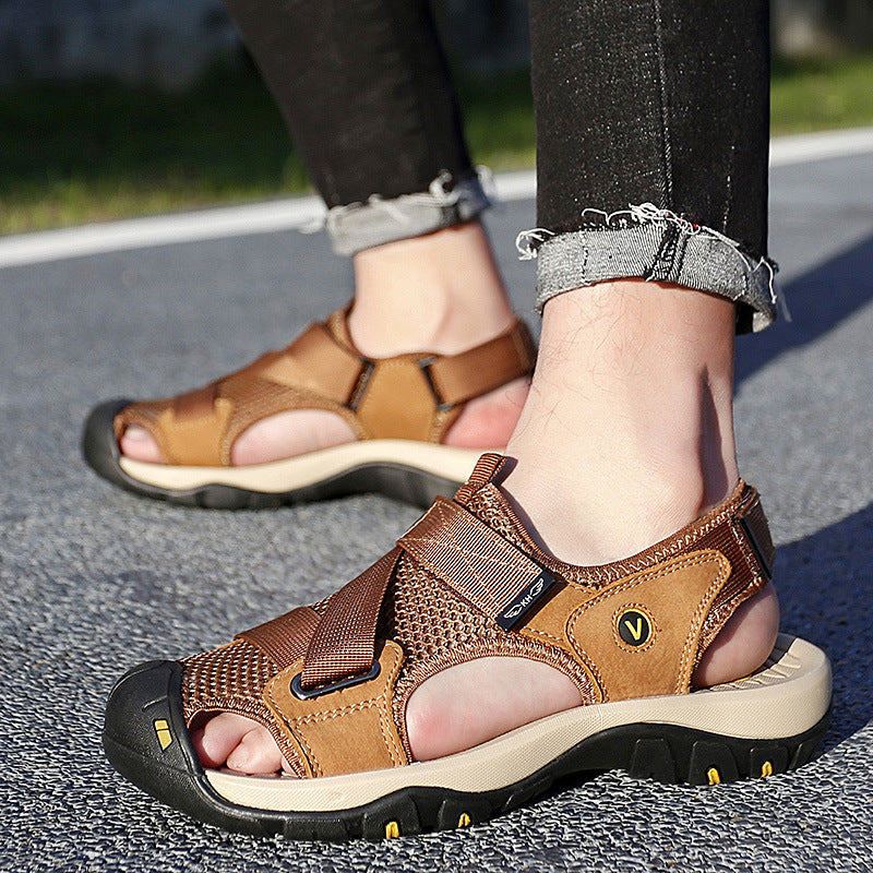 Herren Sandalen Outdoor rutschfest verstellbar - BerlinGlamour
