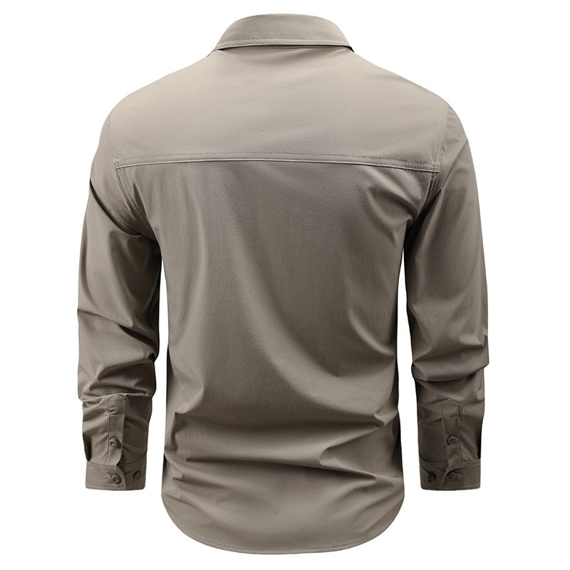 Funktionales Outdoor-Hemd Herren mit Taschen Sportlich
