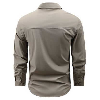 Funktionales Outdoor-Hemd Herren mit Taschen Sportlich