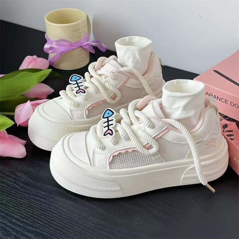 Damen Sneaker Sport Schuhe Atmungsaktiv Elastisch