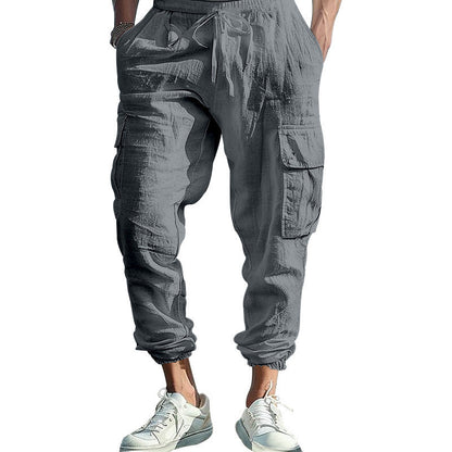 Herren Cargo-Hose Leicht Bequem Elastisch Mit Taschen