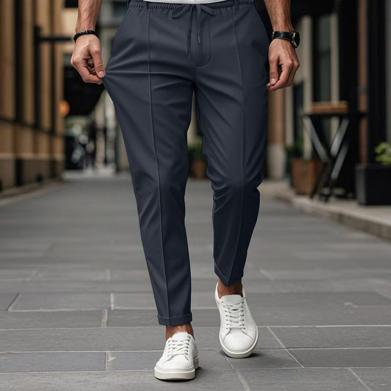 Herren Sport Hose Elastisch Mit Taschen Modern