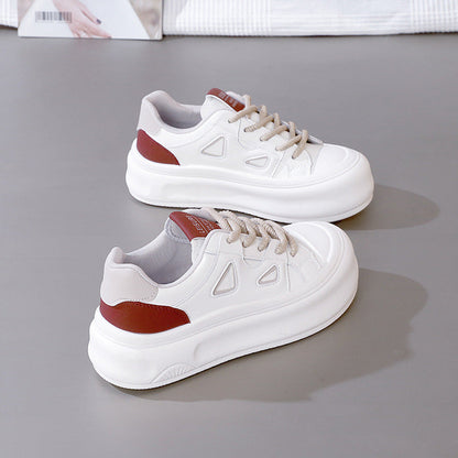 Damen Sneaker Plattform Modisch Hoch