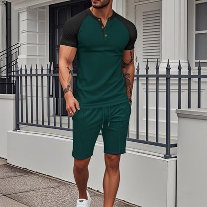 Herren Sportanzug Set Komfortabel Aktiv