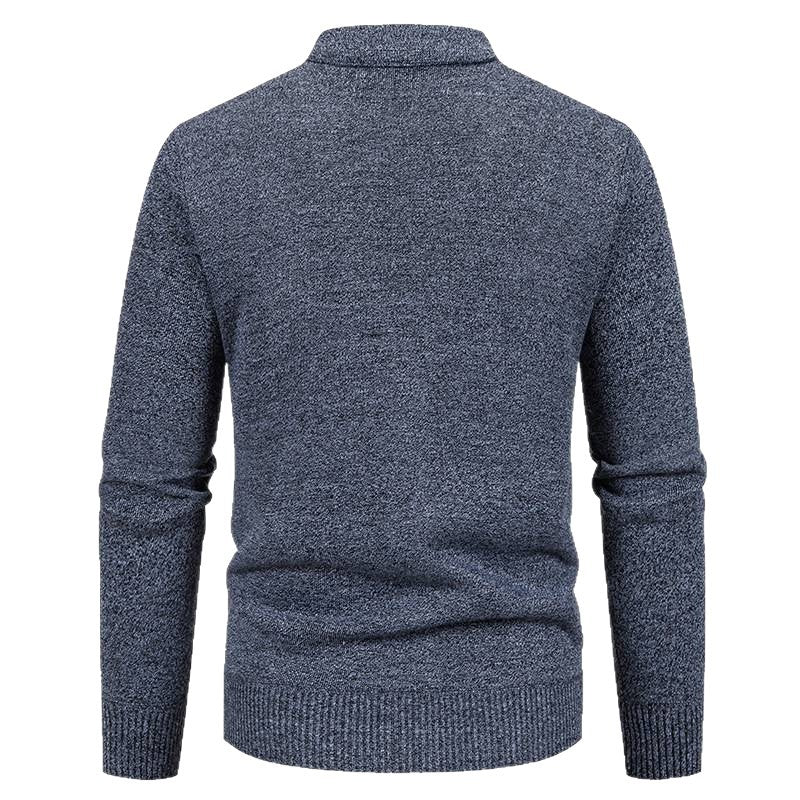 Herren Strickjacke Rautenmuster Elegante Männerjacke