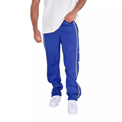 Herren Sporthose Bequem Knopfleiste Sportlich