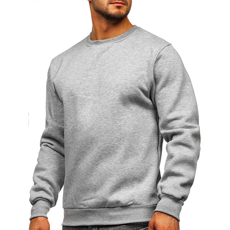 Herren Sweatshirt Baumwolle Rundhals Modern Sportlich