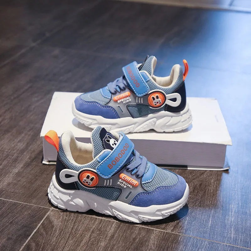 Damen Sneaker Sportlich Klett atmungsaktiv Tiermotiv
