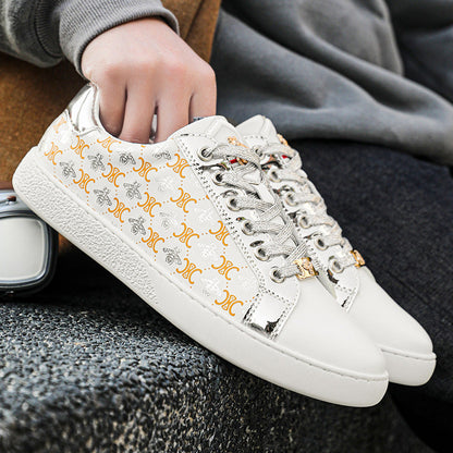 Damen Sneaker Elegante Schuhe Modisch mit edlen Details