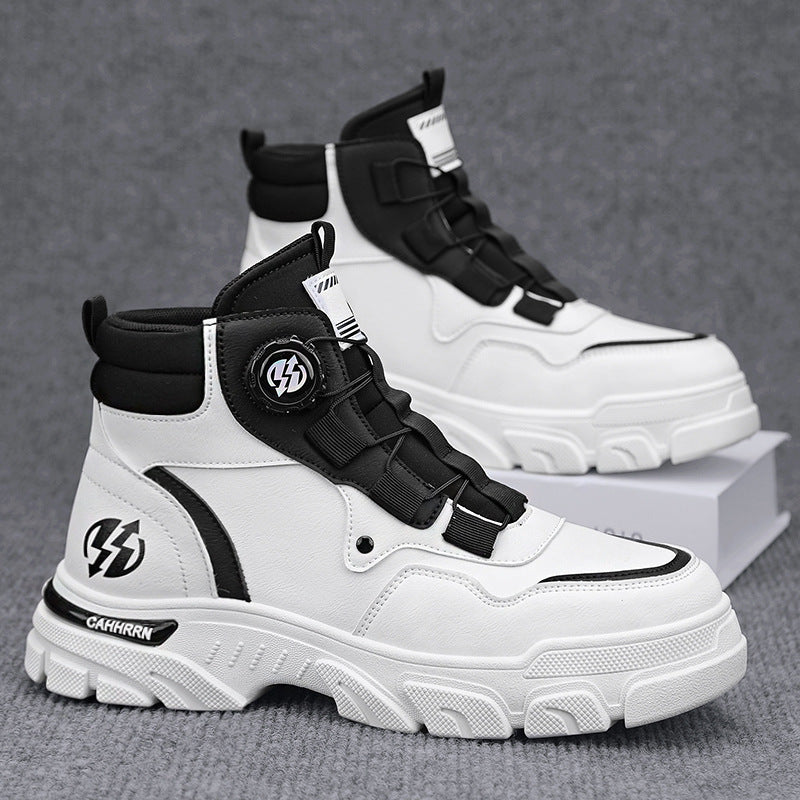 Damen Sneaker High-Top mit Schnürung und Dämpfung