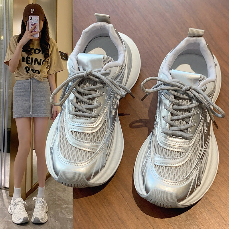 Damen Sneaker atmungsaktiv Netzdesign Sportlich - BerlinGlamour