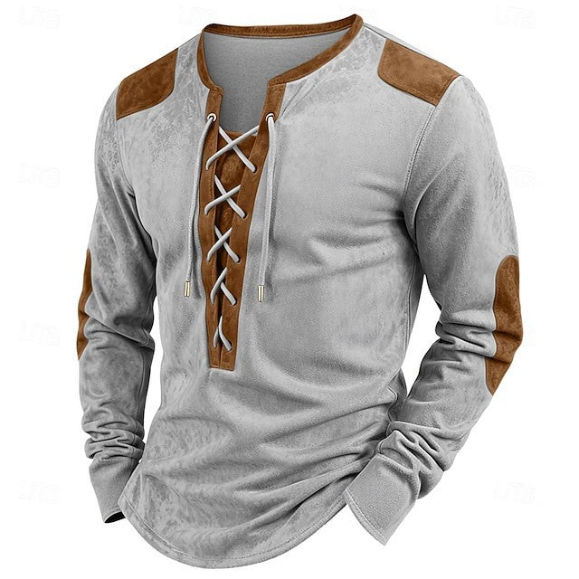 Herren Oberteil Lässig Casual Berlin Style